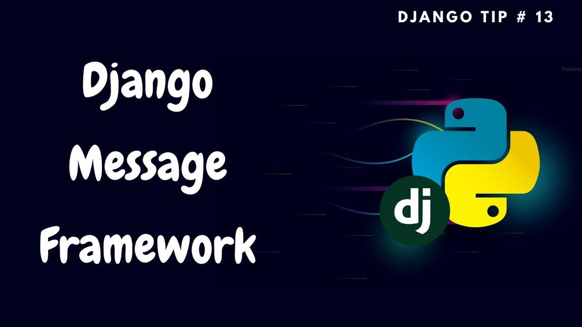 'Video thumbnail for Django Message Framework | Notification & Flash Messages | Django Tips #13'