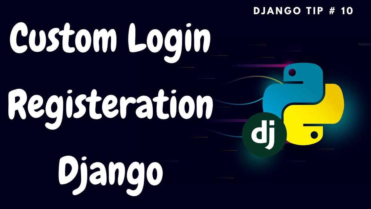 'Video thumbnail for Custom Login & Registeration Form | Authentication Form Custom Login Policy | Django Tips #10'