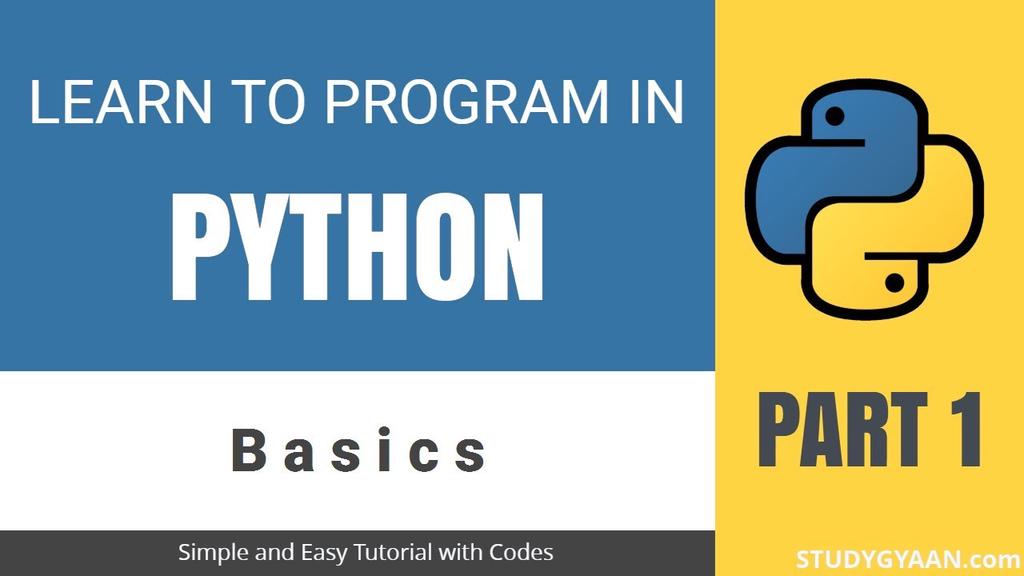 'Video thumbnail for Python Tutorial 1 - Basics'