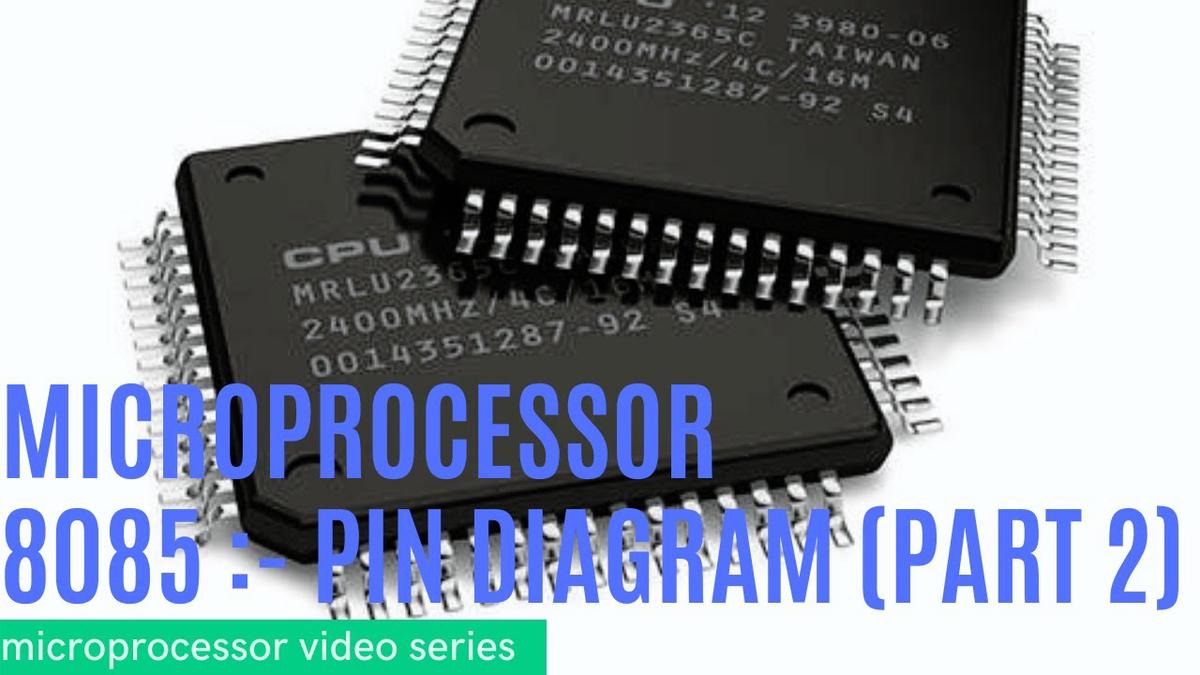 'Video thumbnail for Microprocessor 8085 | Pin Diagram | Part 2'