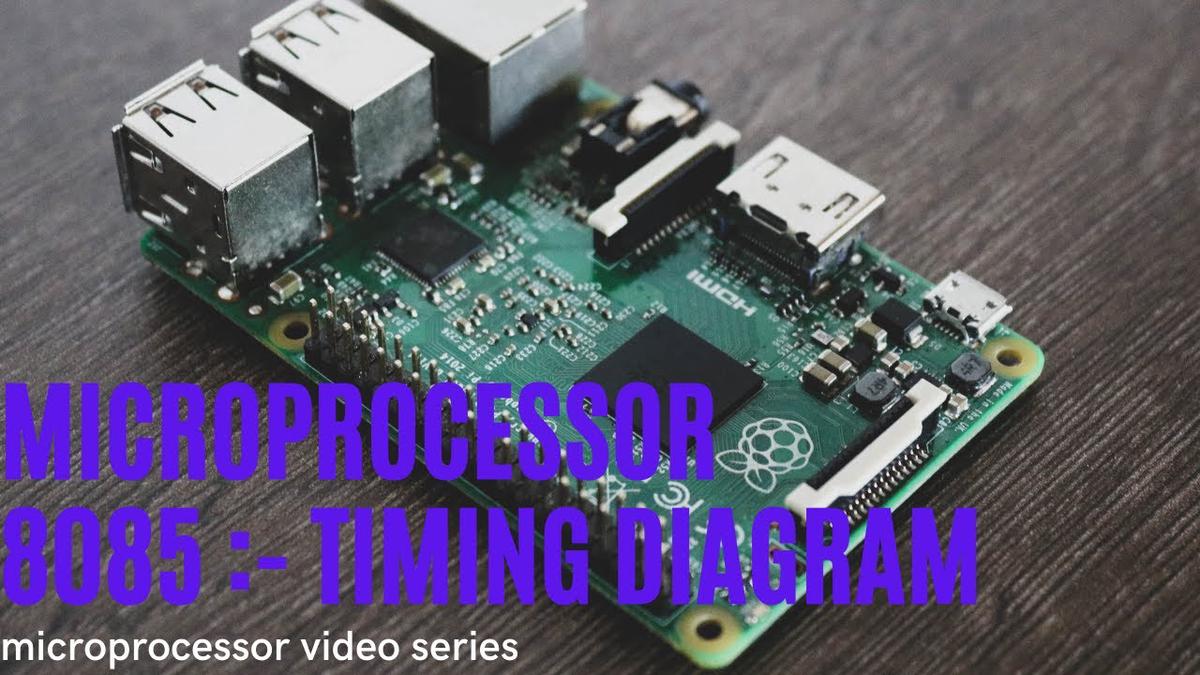 'Video thumbnail for Microprocessor 8085 | Timing Diagrams'