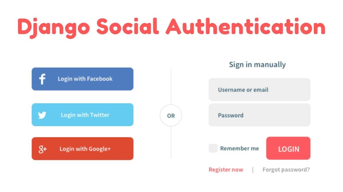 Django Social Login – Facebook, Twitter and GitHub