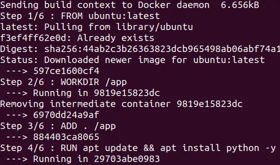 Build Docker Image using Docker File