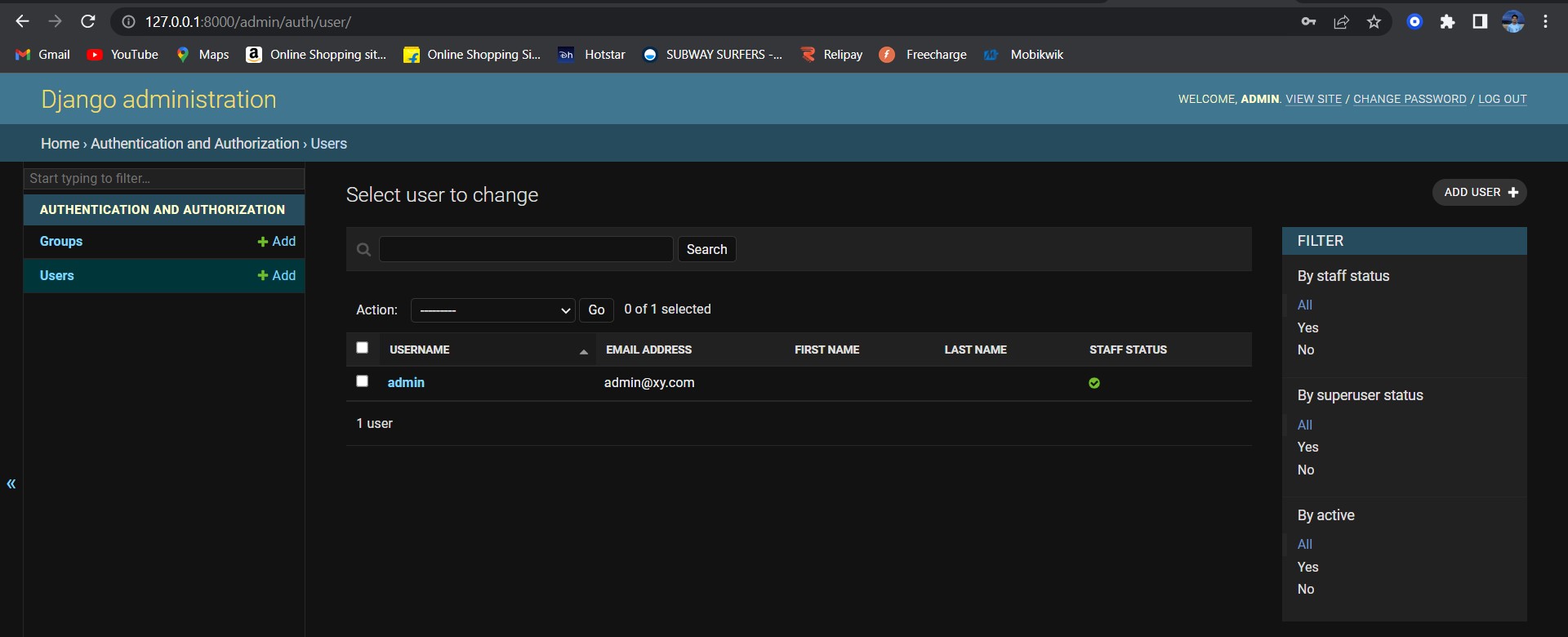 How To Create User Using Django Shell Django Shell
