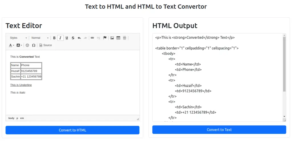 django-project-text-to-html-and-html-to-text-generator-converter