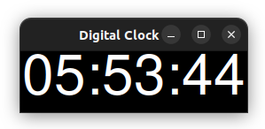 Digital Clock in Python