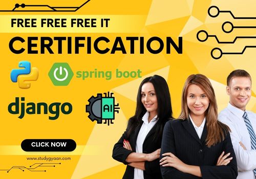 Free IT Certification For Python, Django, Spring Boot