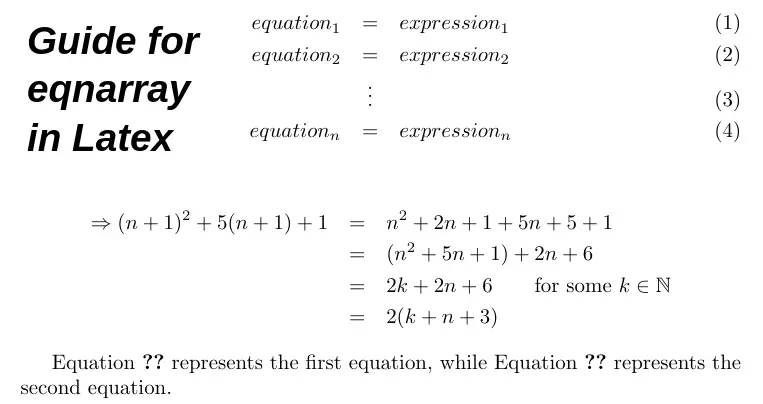 How to use eqnarray in LaTeX: Multiline Equations